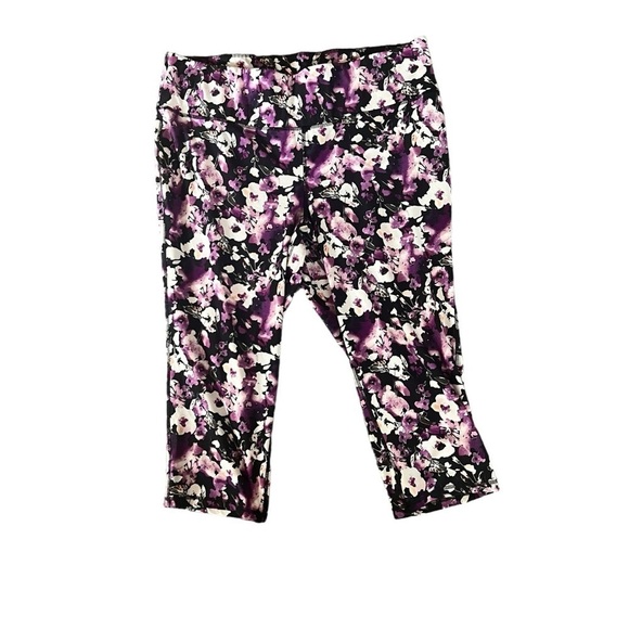 Livi Active Pants - Livi active athletic leggings size 22/24 purple floral